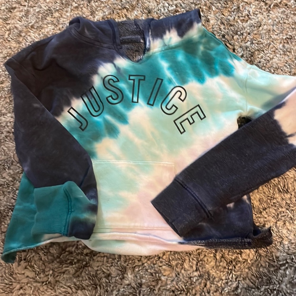 Hooded Justice tie dye sweatshirt size 6